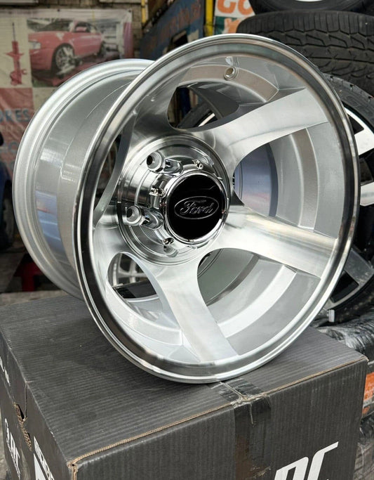 15x10 Retro 5-Spoke Concave Ford 1978-1996 Ford F-100 F-150 Bronco