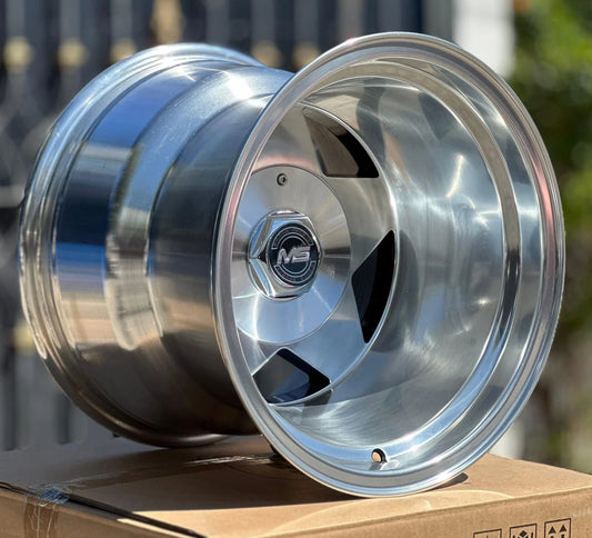 17x11 Retro 5-Star Polished 1968-1998 Chevrolet C10 C1500 454ss