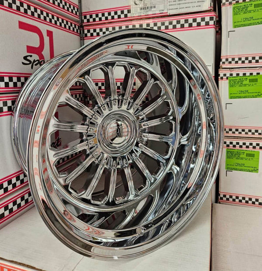 17x11 Retro Pulsar Style Polished 1968-1998 Chevrolet C10 C1500 454ss