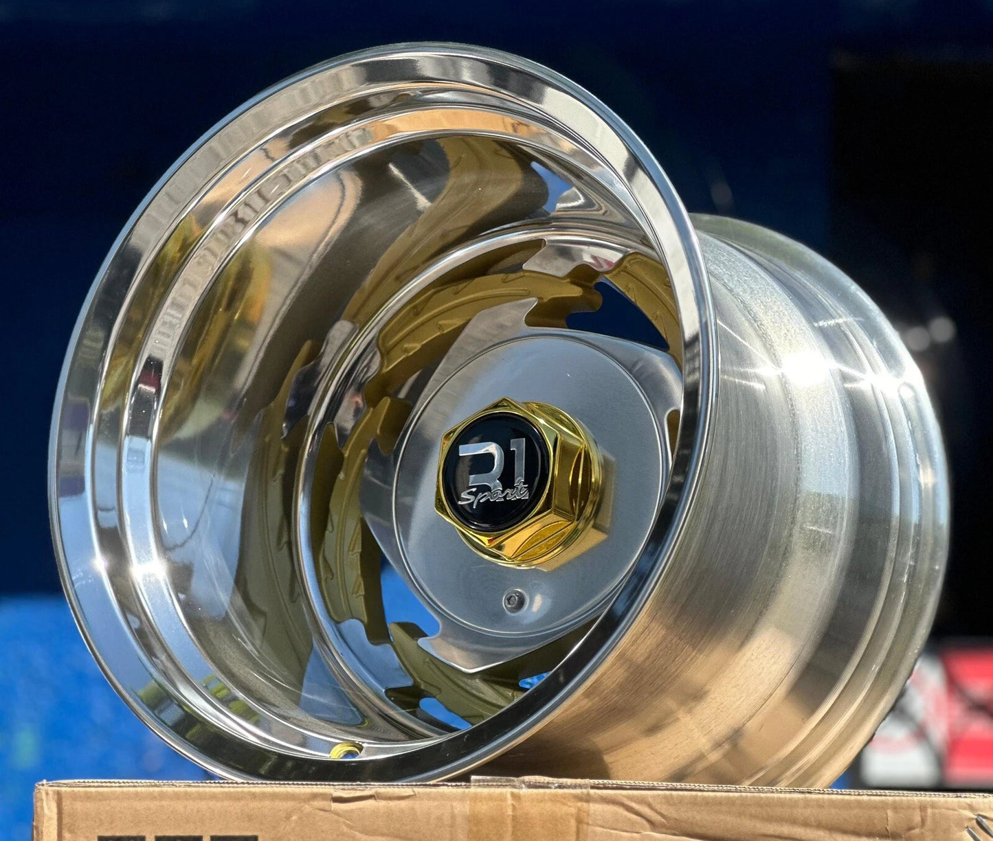 15x12 Retro Tribal Polished & Gold C1968-1998 Chevrolet C10 C1500 454ss