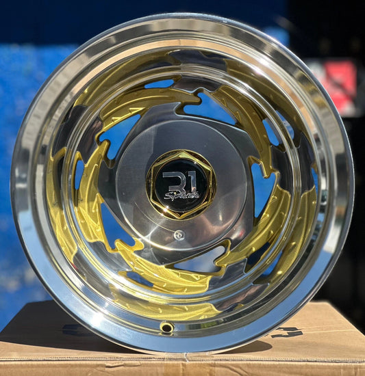 15x12 Retro Tribal Polished & Gold 1978-1996 Ford F-100 F-150 Bronco