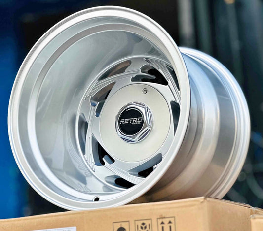 15x12 Retro Machine Finish Polished Chevy 1968-1998 Chevrolet C10 C1500 454ss