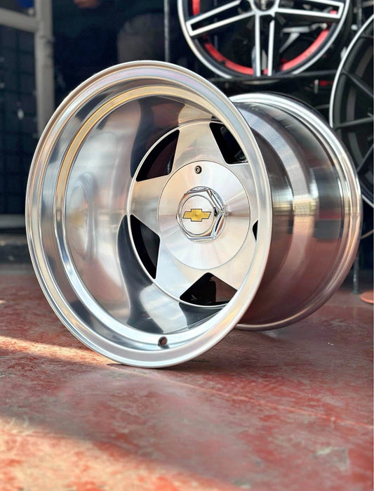 15x12 Retro Star 5-Spoke 1968-1998 Chevrolet C10 C1500 454ss