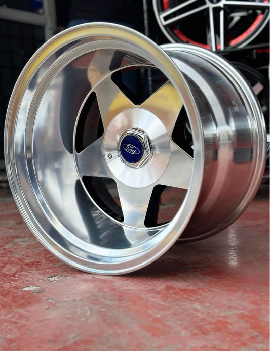 15x12 Retro Star 5-Spoke 1978-1996 Ford F-100 F-150 Bronco