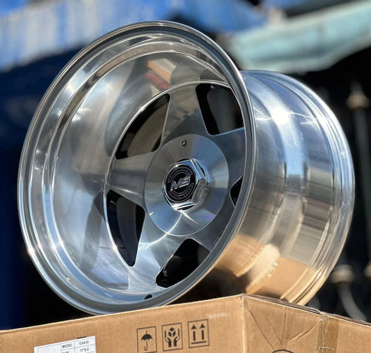 17x11 Retro 5-Star Polished 1968-1998 Chevrolet C10 C1500 454ss