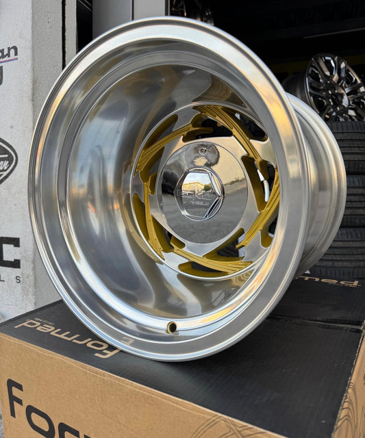 15x12 Retro Tribal Polished & Gold 1968-1998 Chevy c10 c1500 454ss