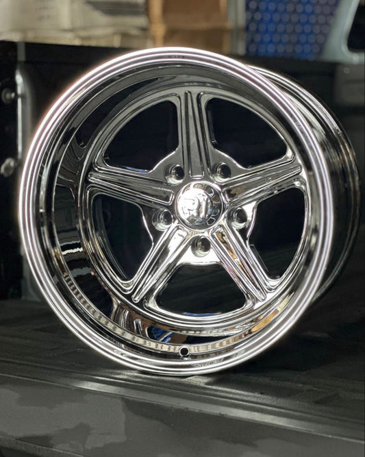 17x11 Retro Zeus Polished 1968-1998 Chevrolet C10 C1500 454ss