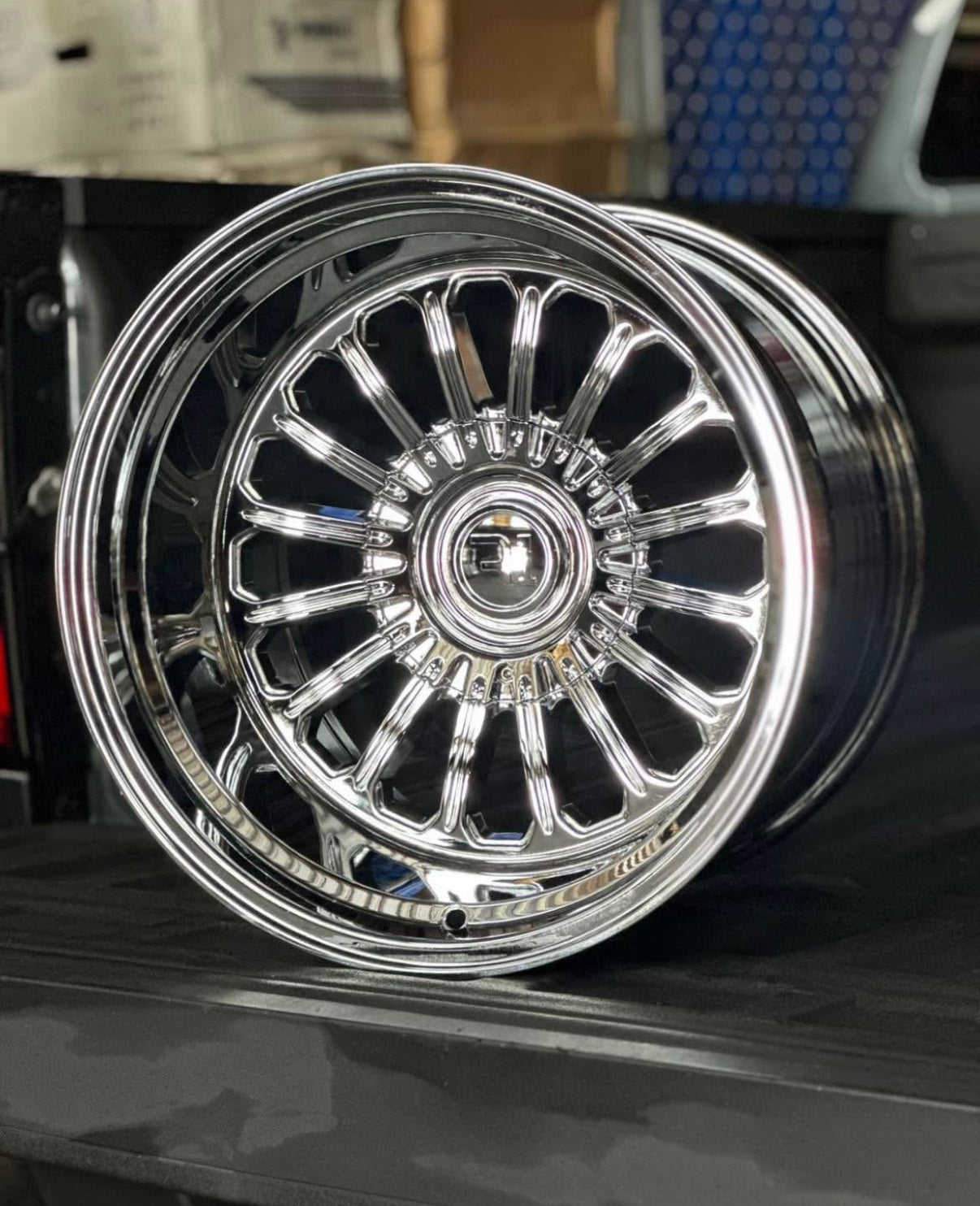 17x11 Retro Pulsar Style Polished 1968-1998 Chevrolet C10 C1500 454ss