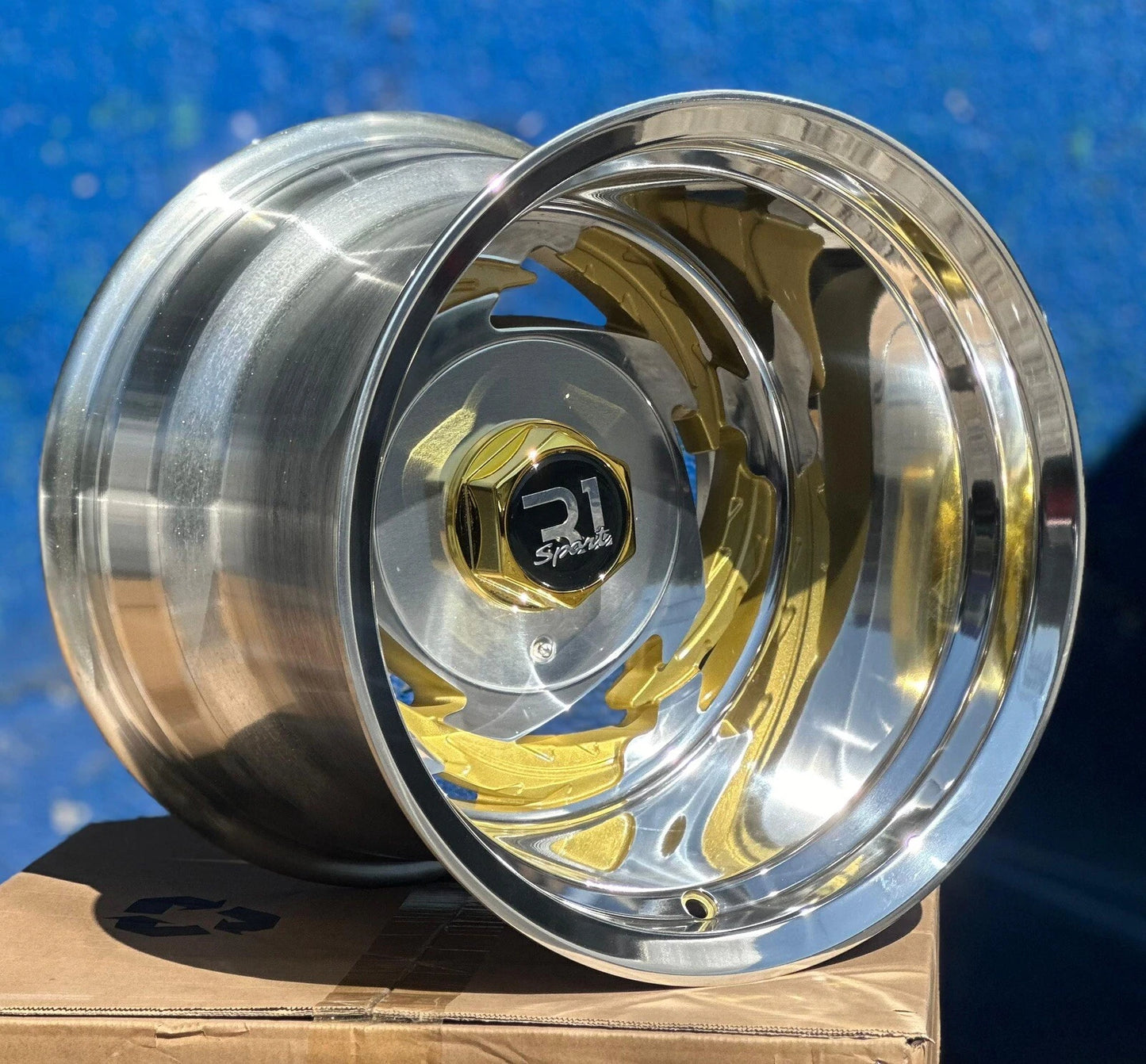15x12 Retro Tribal Polished & Gold C1968-1998 Chevrolet C10 C1500 454ss
