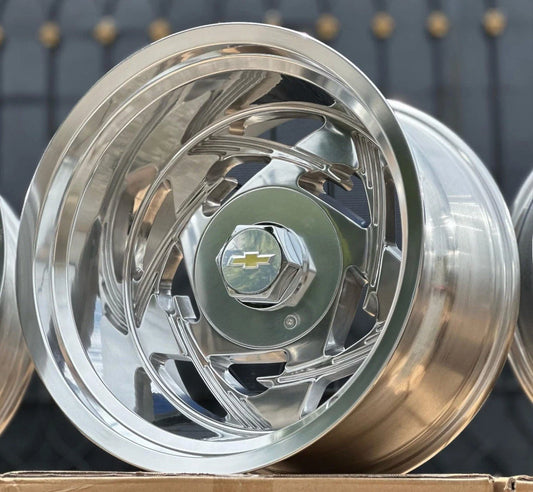 15x12 Retro Tribal Polished Chevy 1968-1998 Chevrolet C10 C1500 454ss