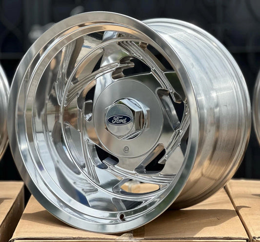 17x11 Retro Tribal Polished Ford Lobo 1997-2003