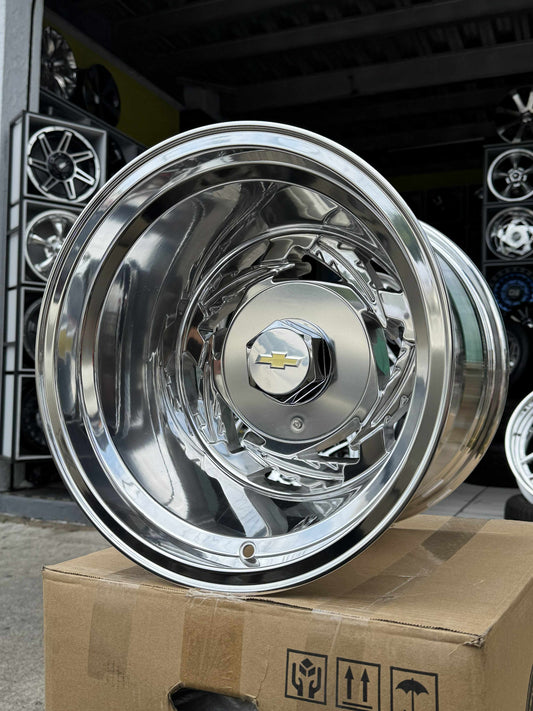 15x12 Retro Tribal Polished Chevy 1968-1998 Chevrolet C10 C1500 454ss