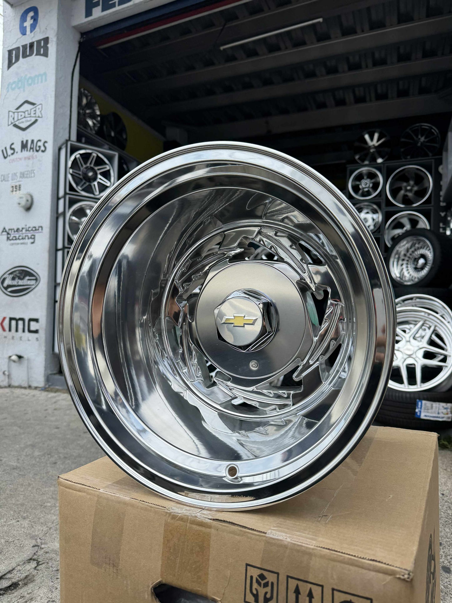 15x12 Retro Tribal Polished Chevy 1968-1998 Chevrolet C10 C1500 454ss